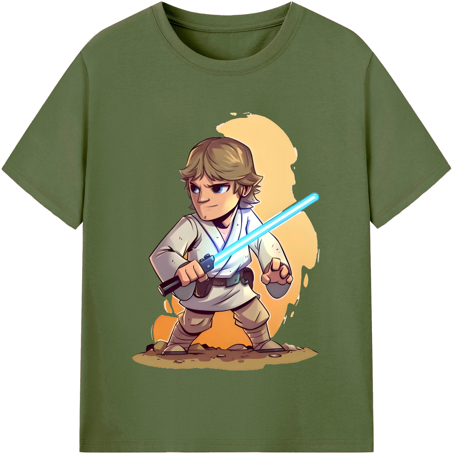 （画像用） スター・ウォーズ Star Wars 綿100％半袖Tシャツ（フロントプリント）